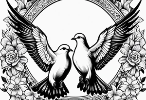 doves tattoo idea