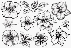 Hibiscusflower Ornament tattoo idea