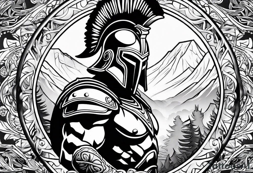 spartan tattoo idea