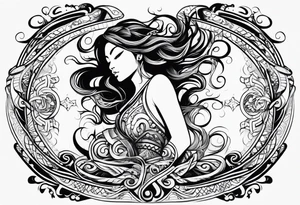 aquarius tribal tattoo tattoo idea