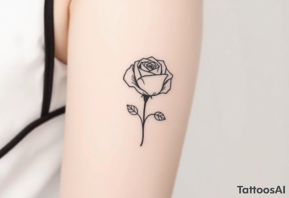 rose tattoo idea