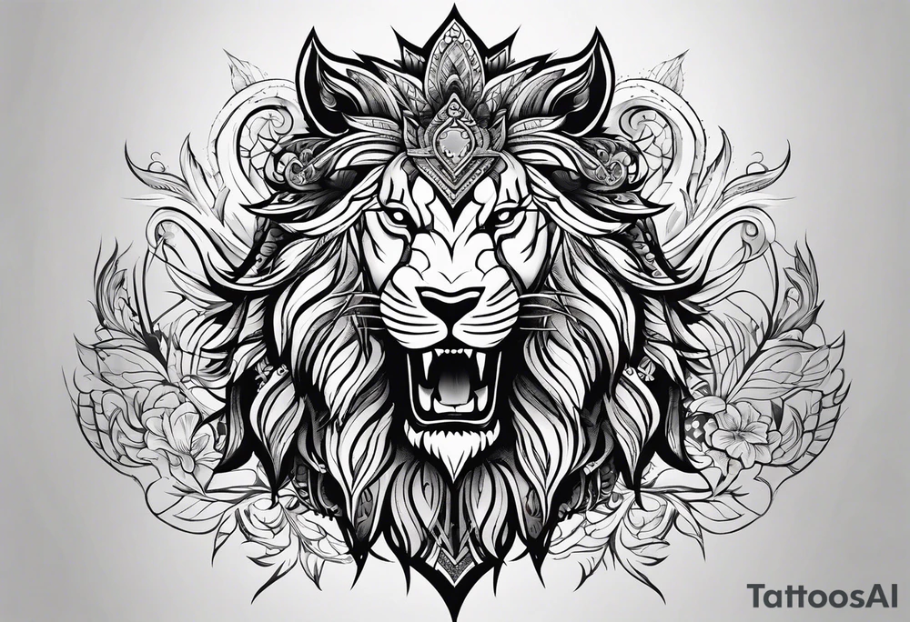 a symbol of firmness of spirit, strength and stability tattoo idea