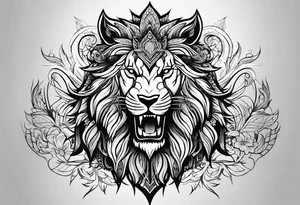 a symbol of firmness of spirit, strength and stability tattoo idea