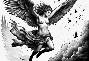 Icarus 

let our scars fall in love tattoo idea