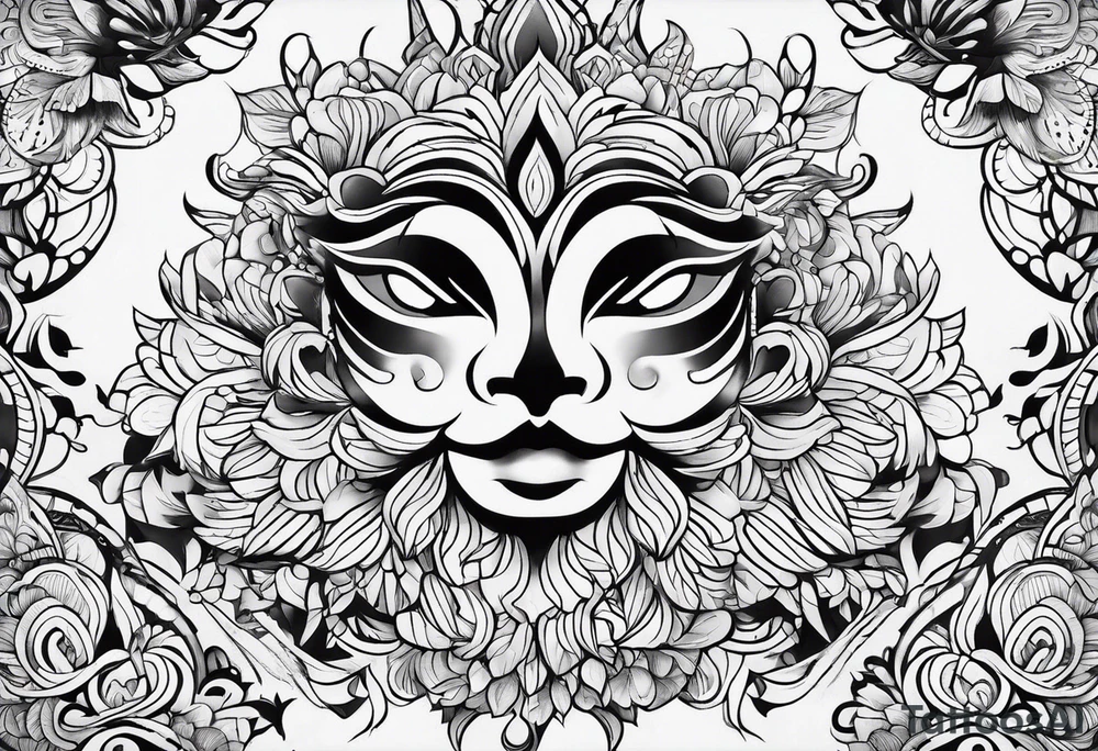 Trippy tattoo idea