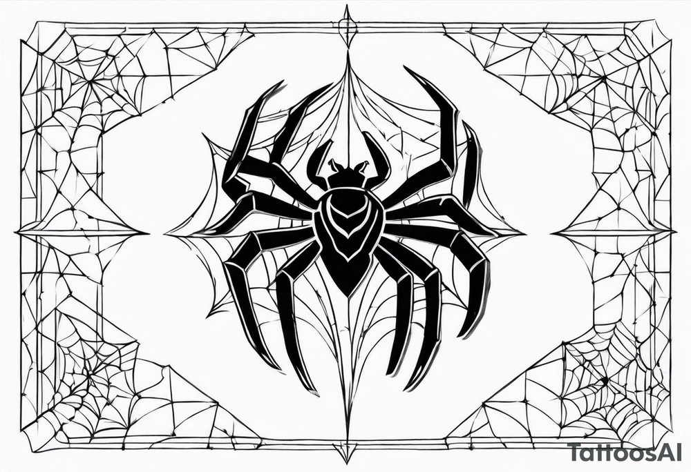 aranha old school tattoo idea