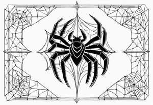 aranha old school tattoo idea