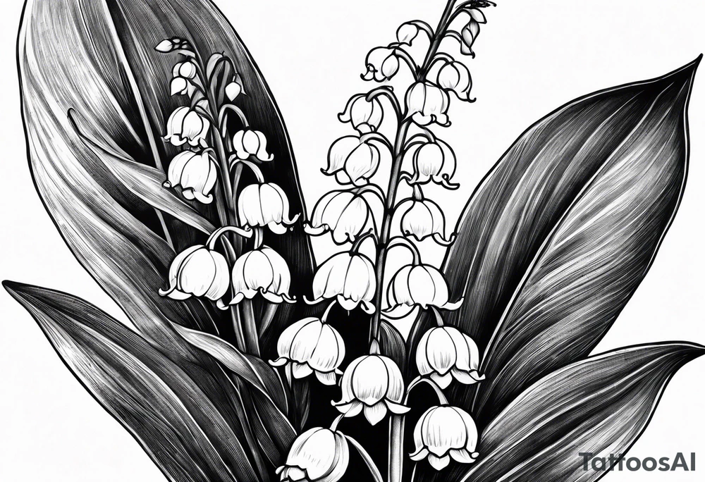lily of the valley tattoo idea
