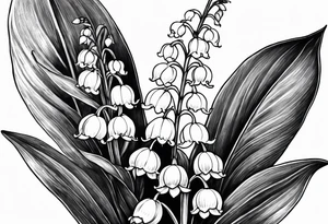 lily of the valley tattoo idea