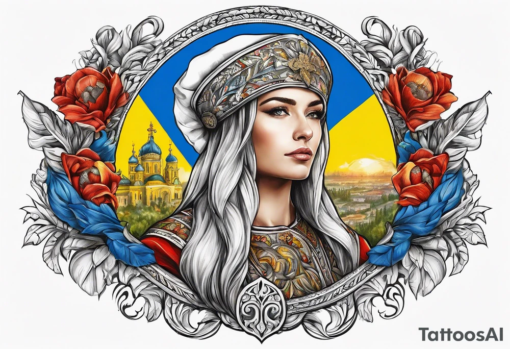 Glory of Ukraine tattoo idea