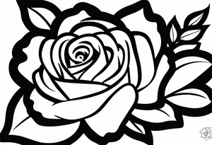 ROSE BOUQUE tattoo idea