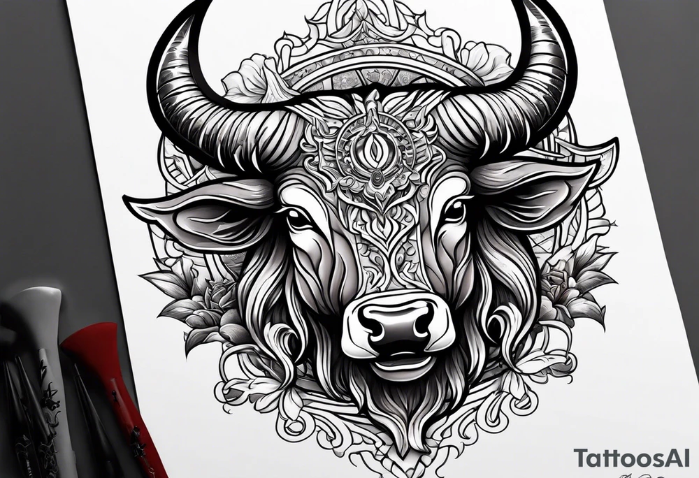Cancer Taurus tattoo idea