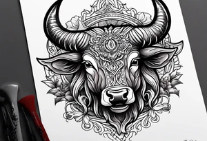 Cancer Taurus tattoo idea