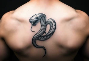Alien snake tattoo idea
