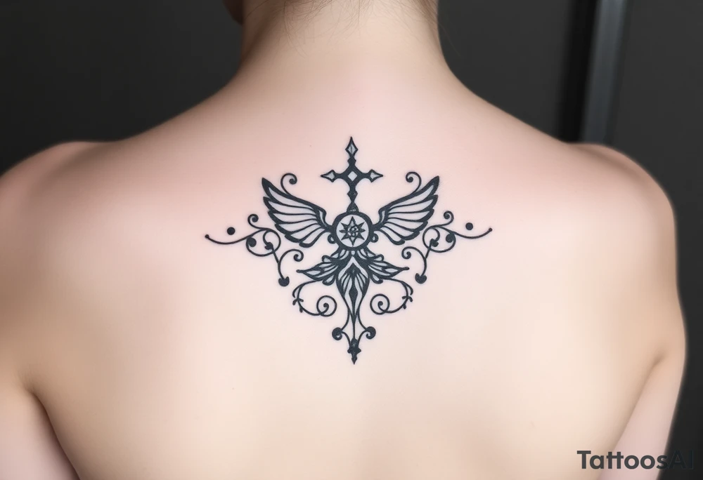 Tatouage délicat sur la Épaule Mon signe est Sagittaire tattoo idea
