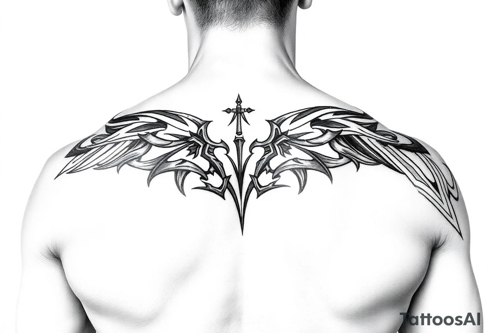 Tribal half-sleeve tattoo idea