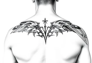 Tribal half-sleeve tattoo idea