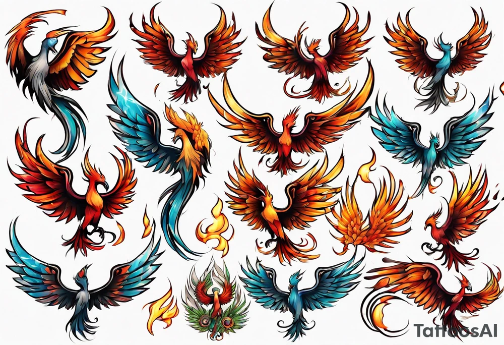 pheonix tattoo idea