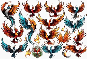 pheonix tattoo idea