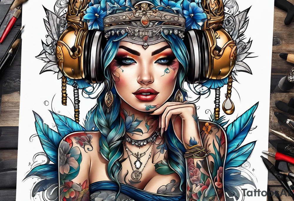 Music tattoo idea