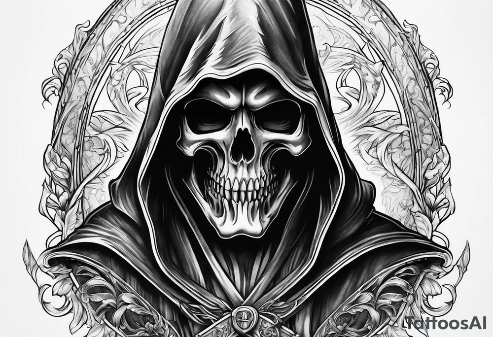 Grim reaper tattoo idea