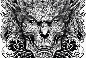 (flash of) lightning tattoo idea