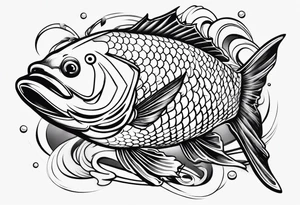 traditional coyfish japanese tattoo idea