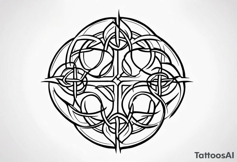 Celtic knot tattoo idea