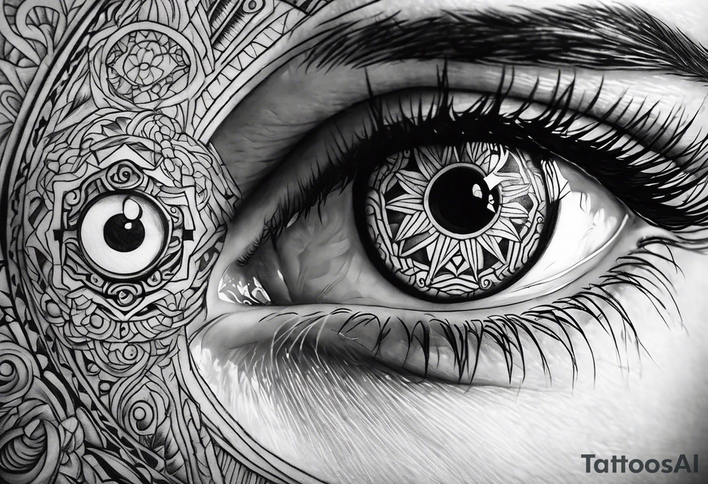 Sharingan eyes tattoo idea