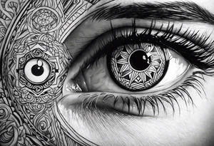 Sharingan eyes tattoo idea