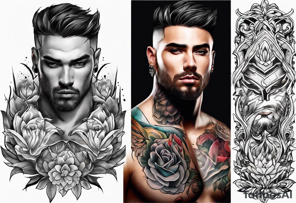 Ripped skin mark tattoo design tattoo idea