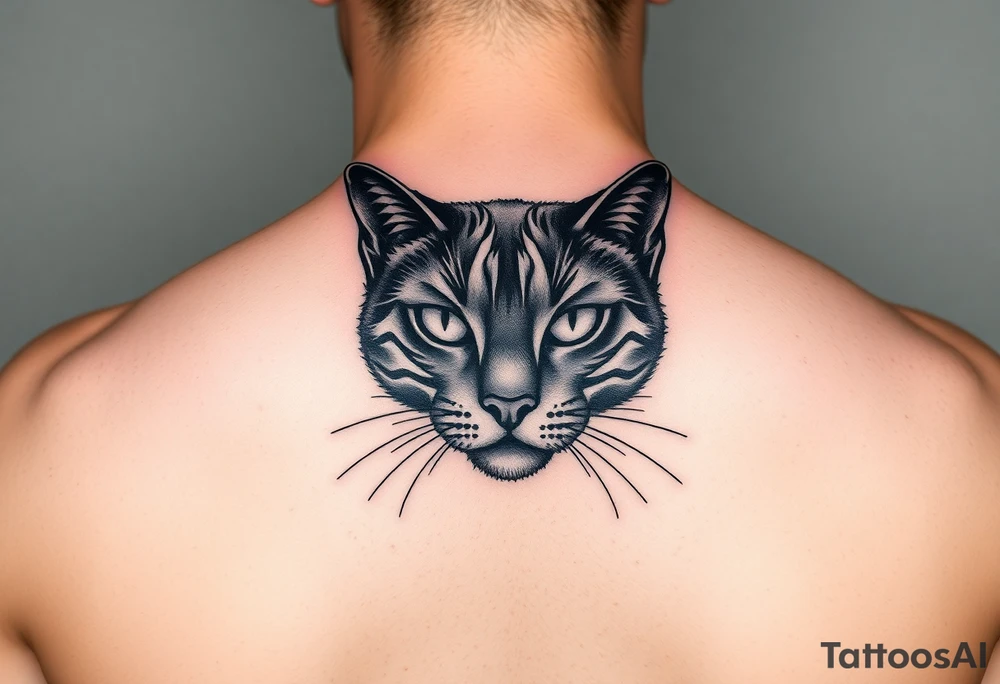 Black Cat tattoo idea