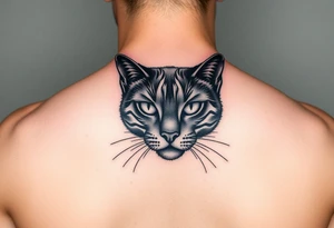 Black Cat tattoo idea