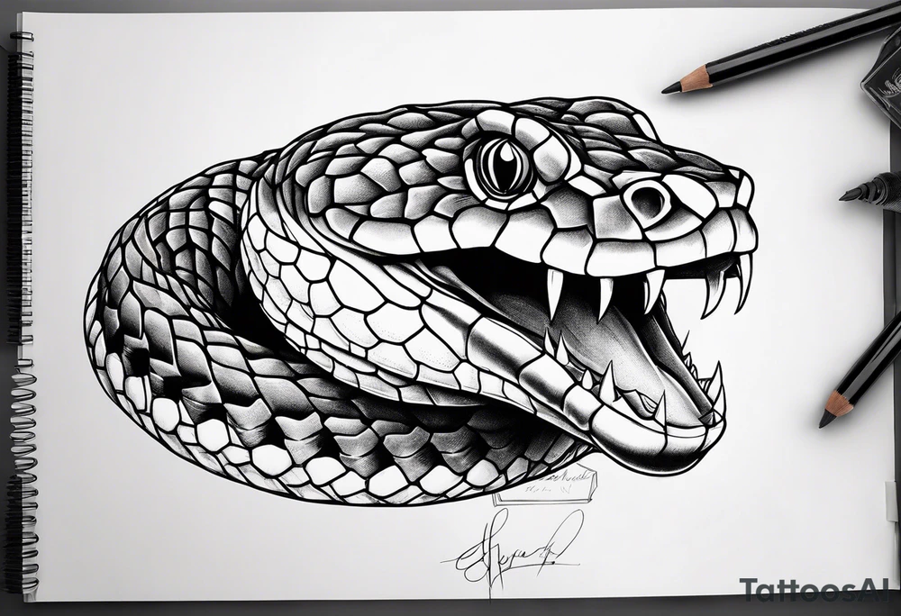 Copperhead tattoo idea