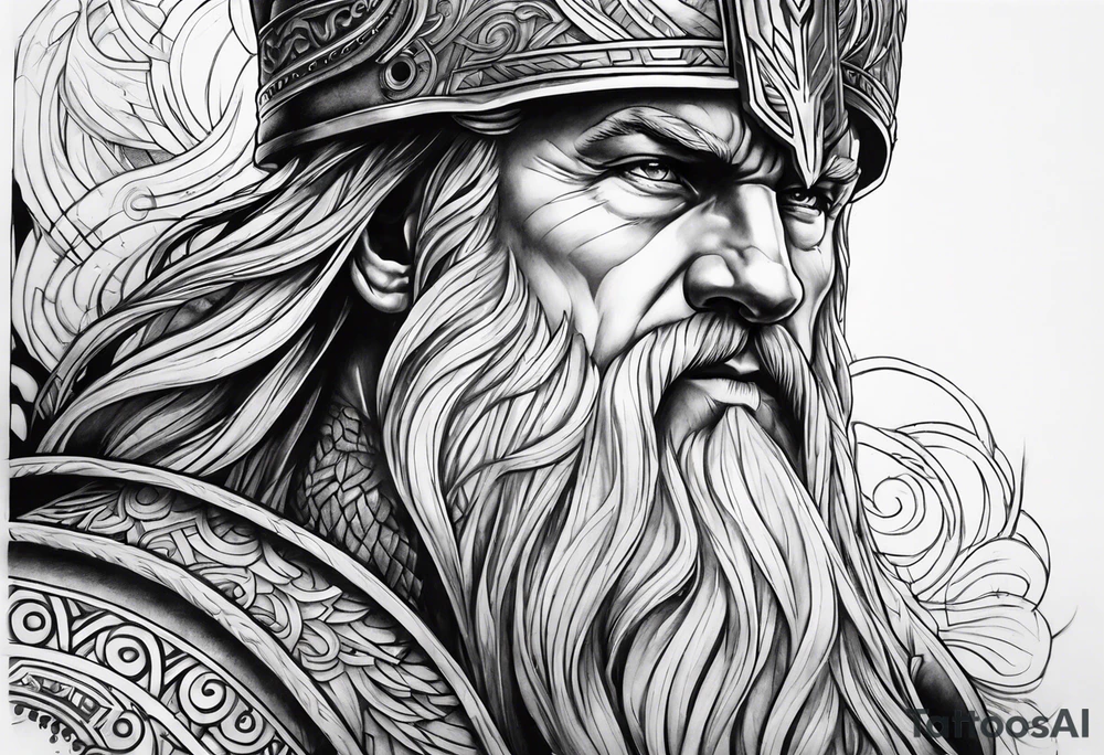Odin tattoo idea