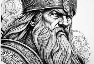 Odin tattoo idea