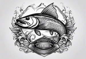 fishing in heaven tattoo idea