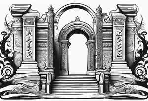 Valhalla  gates steps tattoo idea