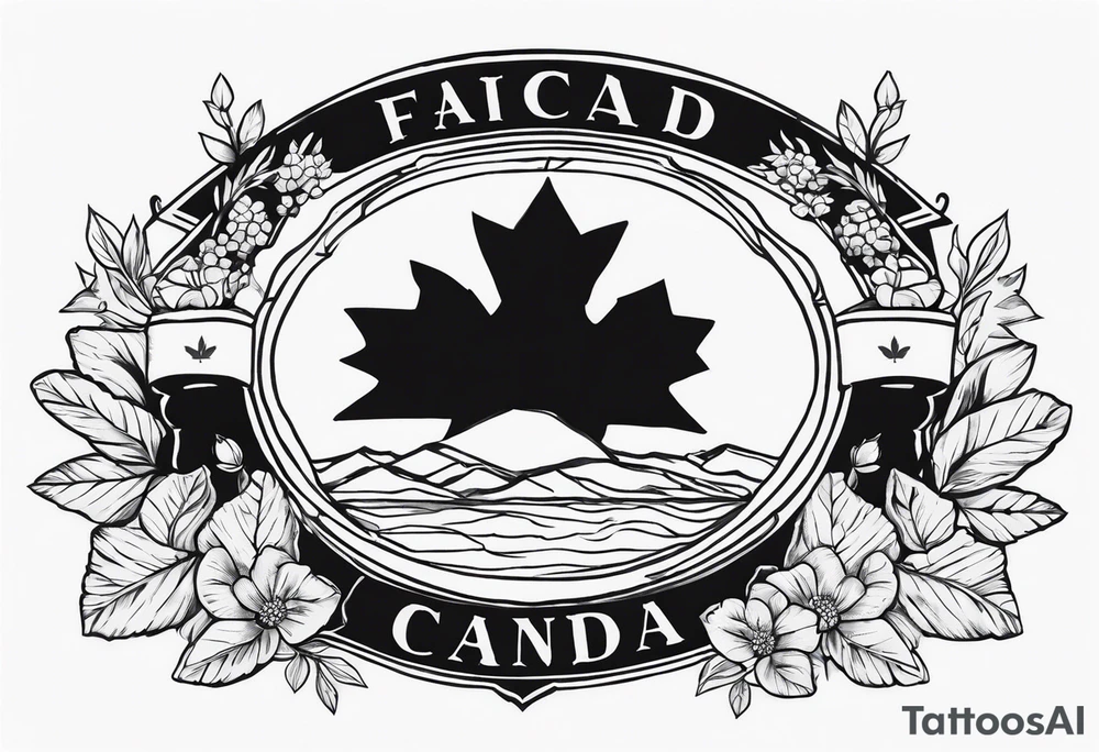 French canada tattoo idea