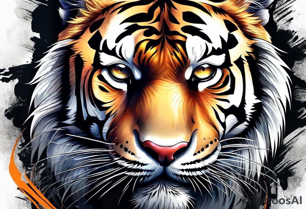 tiger tattoo idea