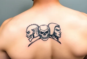 Leg tattoo tribute for four brothers tattoo idea