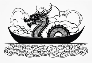 dragon boat tattoo idea