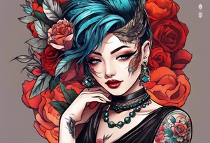 Body wound tattoo design tattoo idea