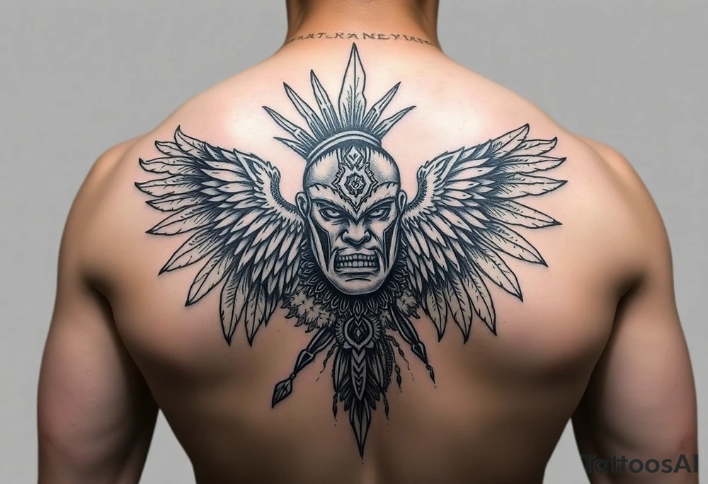 Purepecha warrior tattoo idea