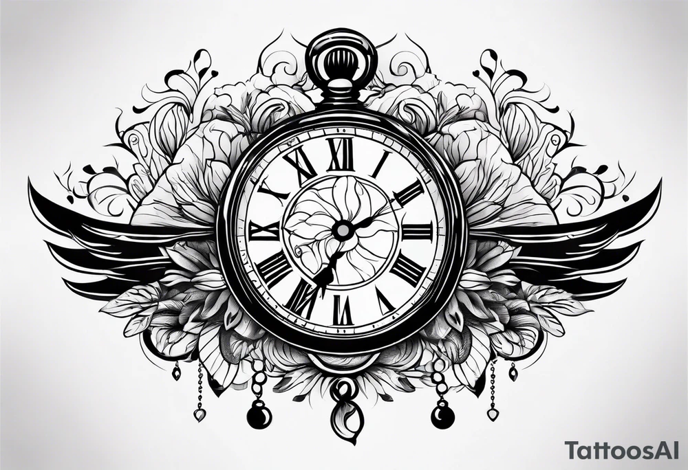 Tattoo which represent the flow of time tattoo idea