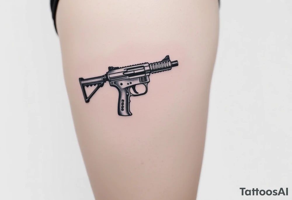 Gun tattoo idea