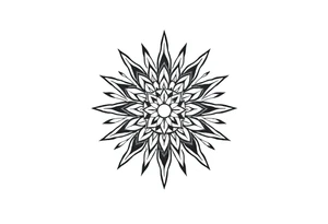 Seed of life sun tattoo idea