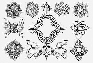 Prime knot 6,1 but very simple and clean tattoo idea
