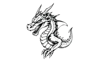 orlando magic Stuff the dragon mascot tattoo idea