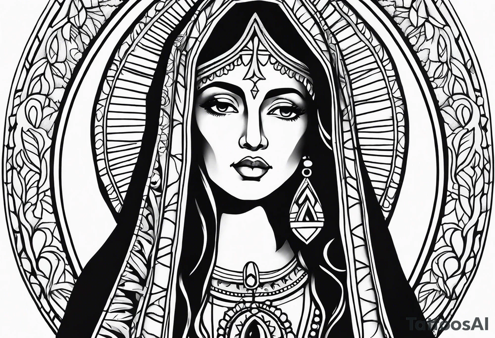 Lady Guadalupe tattoo idea